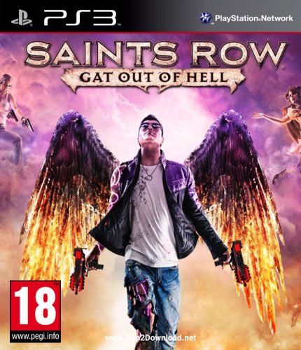 دانلود بازی Saints Row Gat out of Hell برای PS3